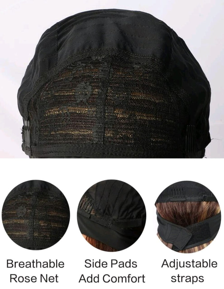 Ombré honey brown headband wig